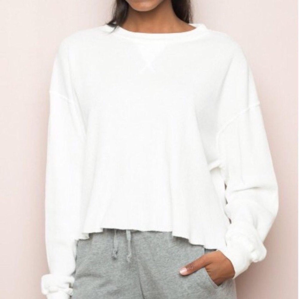Brandy Melville Laila Thermal Longsleeve Top
